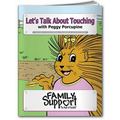 Action Pack Coloring Book W/ Crayons & Sleeve - Let's Talk About Touching